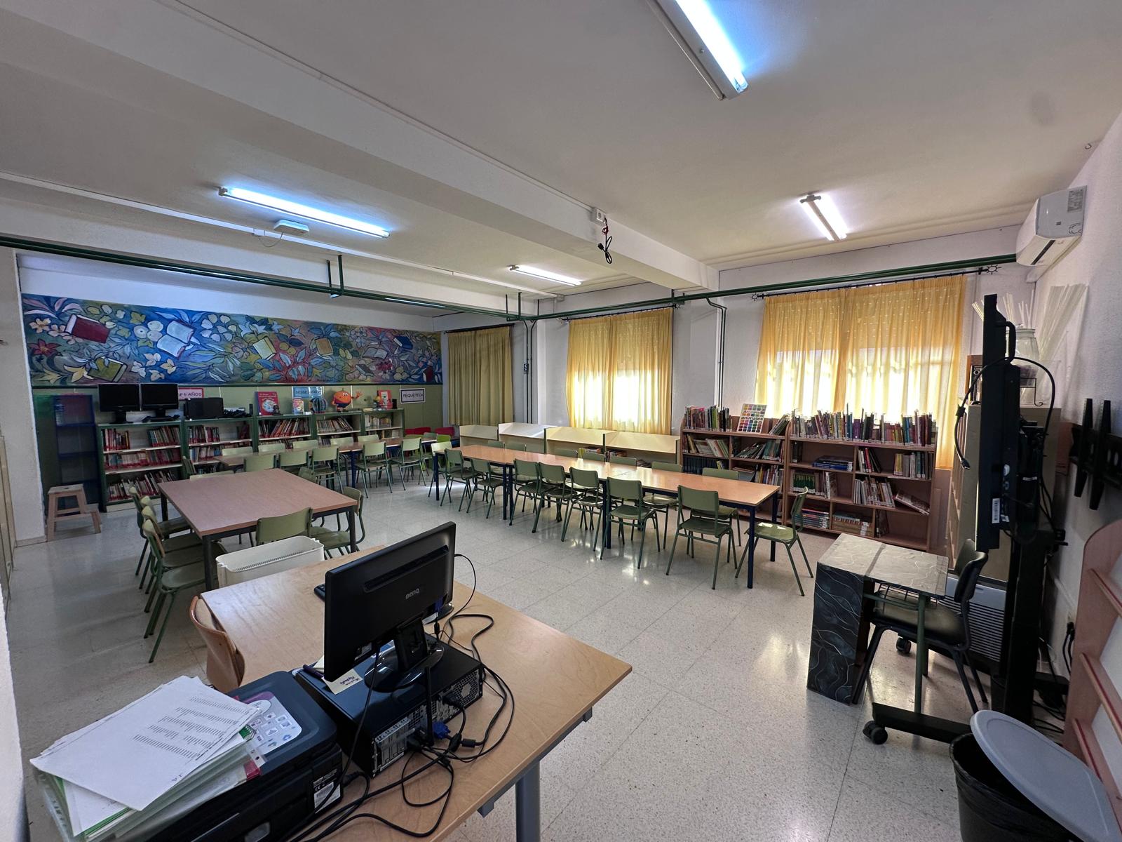 Biblioteca antes de ser aula del futuro